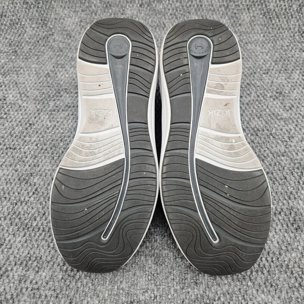 Kizik (Mens 11.5) Gray London Hands-Free Sneakers Step-In Athletic Comfort Shoes
